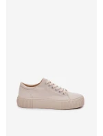 Dámské Textilní Tenisky Big Star model 21693225 Béžové - Big Star Shoes