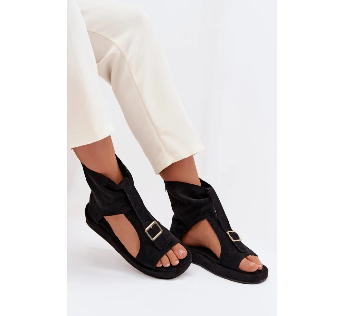 Dámské sandály s horní částí Černé Coralya Dámské sandály s horní částí Černé Coralya