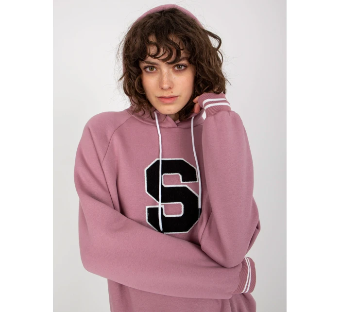 Mikina RV BL 8372.04P tmavo ružová