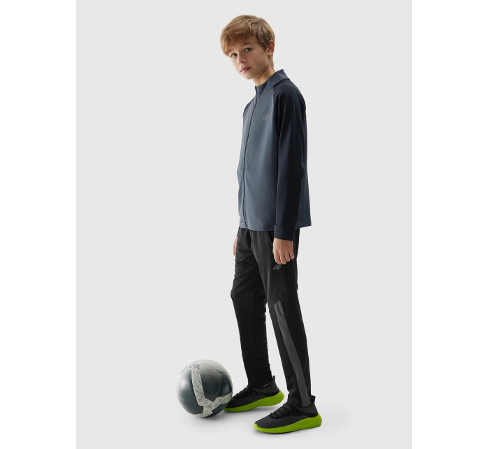 Chlapčenské športové rýchloschnúce nohavice 4F - čierne