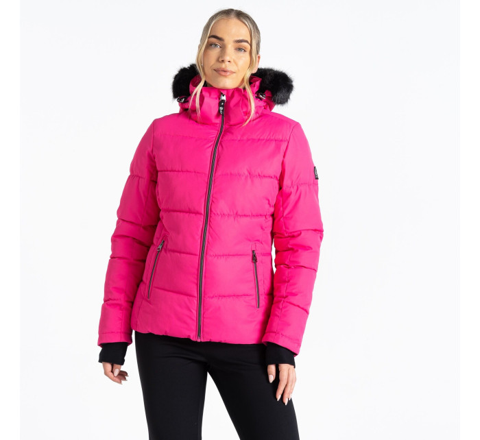 Dámska lyžiarska bunda Glamorize IV DWP576-829 neon pink - Dare2B