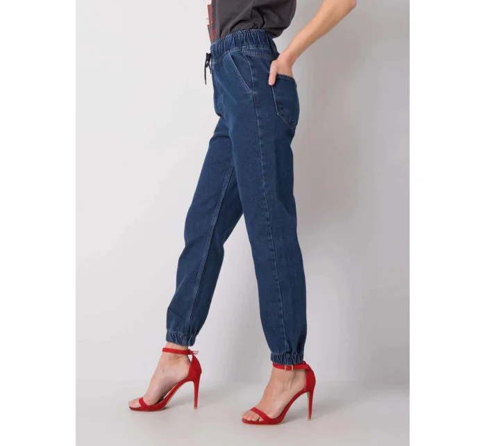 Dámske džínsy s vysokým pásom 2882 - RUE PARIS