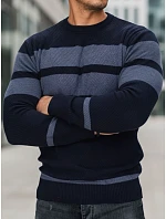 Pánský tmavě modrý svetr FashionStreet WX2330