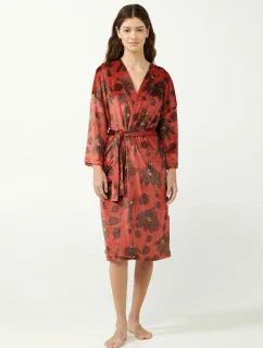 Vamp - Zamatový župan s ľaliami 21153 - Vamp