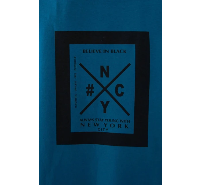 Bunda oversize s kapucí navy