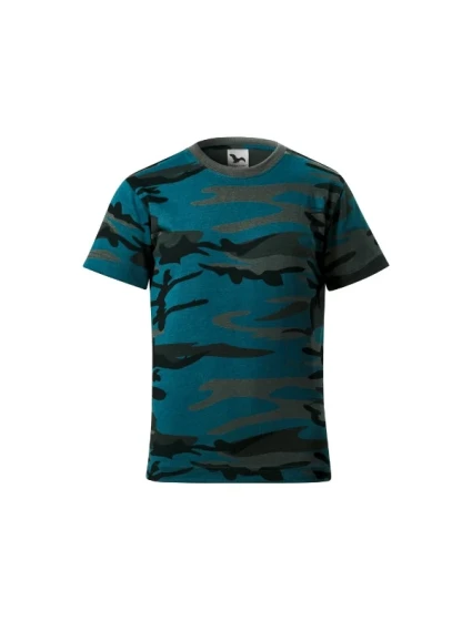 Camouflage tričko dětské camouflage petrol Camouflage tričko dětské camouflage petrol