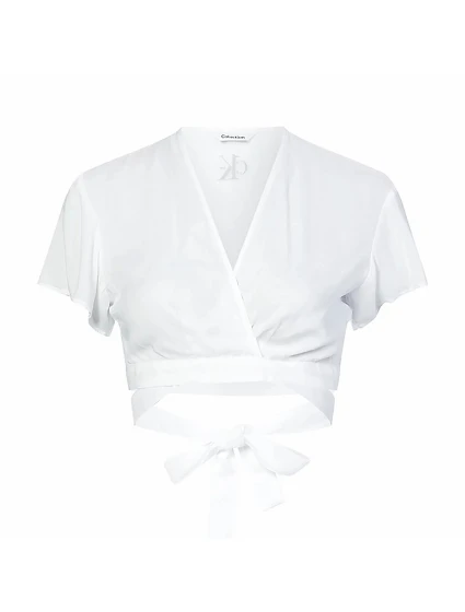 Top s jednou kravatou KW0KW01775-YCD - Calvin Klein Top s jednou kravatou KW0KW01775-YCD - Calvin Klein