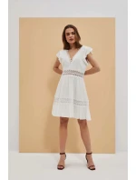 Dámske šaty L-SU-4045 biele - Moodo