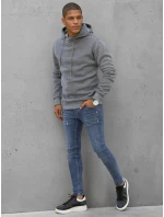 Pánská mikina s kapucí tmavě šedá Dstreet model 21966684 - FashionStreet
