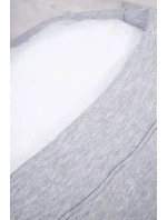 Zateplená mikina s asymetrickým zipem šedá Zateplená mikina s asymetrickým zipem šedá