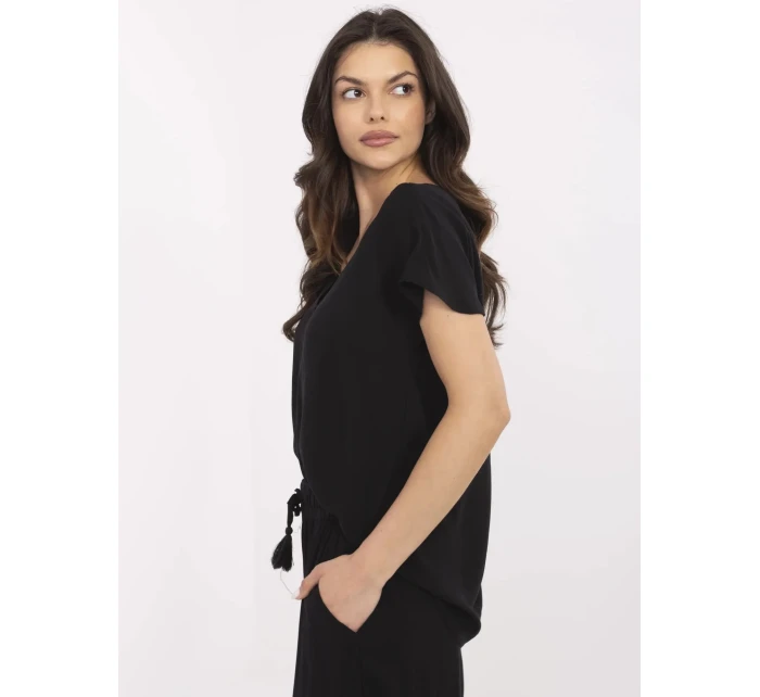 Blúzka D73761M11171B čierna