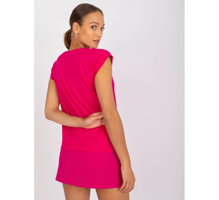 Tričko RV TS 4833.30P fuchsiová