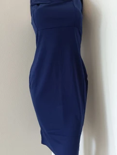 Dámske puzdrové šaty 19174 tmavomodré - Koucla