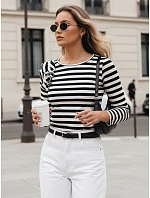 Dámska pruhovaná blúzka MORAS black FashionStreet RY2483 Dámska pruhovaná blúzka MORAS black FashionStreet RY2483
