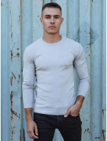 Pánský klasický svetr světle šedý Dstreet model 21979968 - FashionStreet Pánský klasický svetr světle šedý Dstreet model 21979968 - FashionStreet