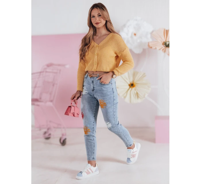 Dámské džínové kalhoty slim fit modré Dstreet model 21985367 - FashionStreet