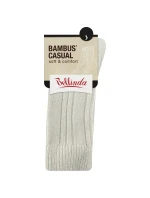 Zimné bambusové ponožky BAMBUS CASUAL SOCKS - BELLINDA - béžové