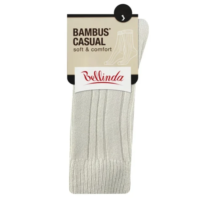 Zimné bambusové ponožky BAMBUS CASUAL SOCKS - BELLINDA - béžové