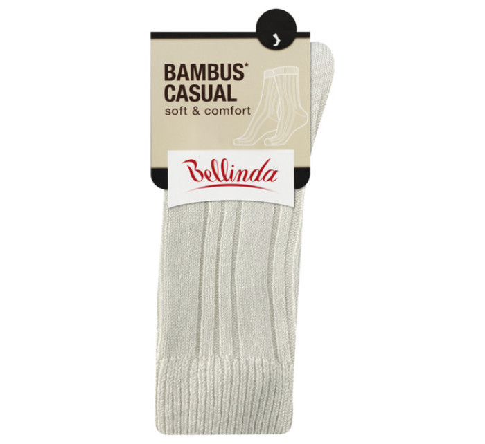 Zimné bambusové ponožky BAMBUS CASUAL UNISEX SOCKS - BELLINDA - béžová