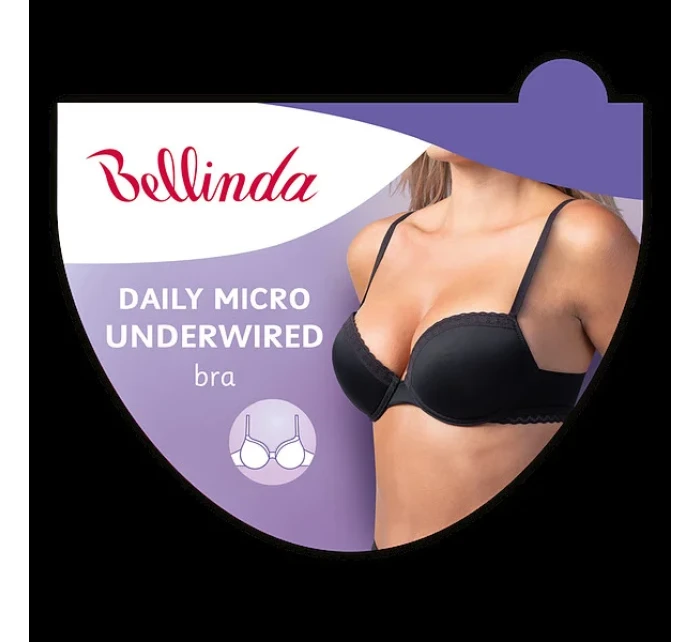 Dámska podprsenka s kosticami DAILY MICRO UNDERWIRE BRA - BELLINDA - čierna Dámska podprsenka s kosticami DAILY MICRO UNDERWIRE BRA - BELLINDA - čierna