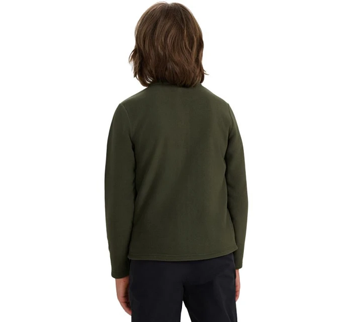 Chlapčenský fleece 4F M413 khaki 4FJWAW25TFLEM413 43S