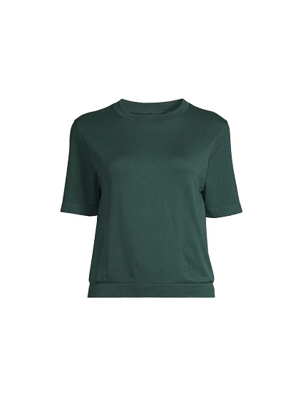 Koszulka CASALL Seamless Rib Sleeve Tee zielony