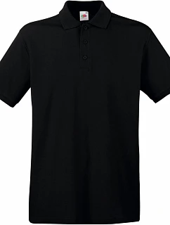 Fruit of the Loom Premium Polo Piqué – polokošeľa 16.3218, čierna