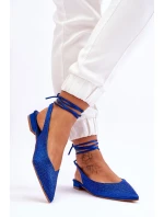 Vázané Baleríny S Modre model 21612808 - Boto