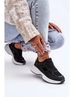 Modne Damskie Buty Sportowe Z Siateczką Czarne Venice