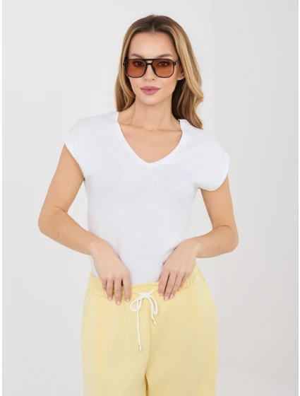 T shirt model 22027608 biały - FPrice