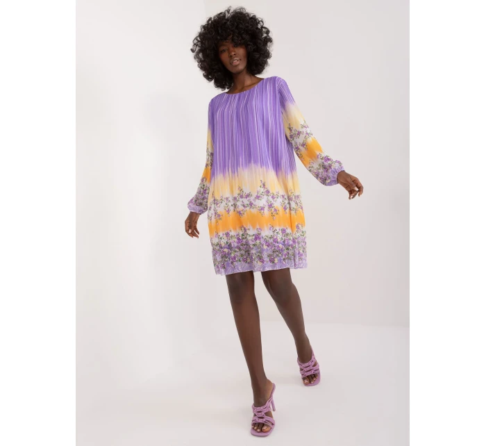 DHJ SK N8524 Šaty.14x fialová DHJ SK N8524 Šaty.14x fialová