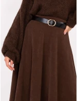 Spódnica IT SD model 21793742 brązowy - FPrice Spódnica IT SD model 21793742 brązowy - FPrice