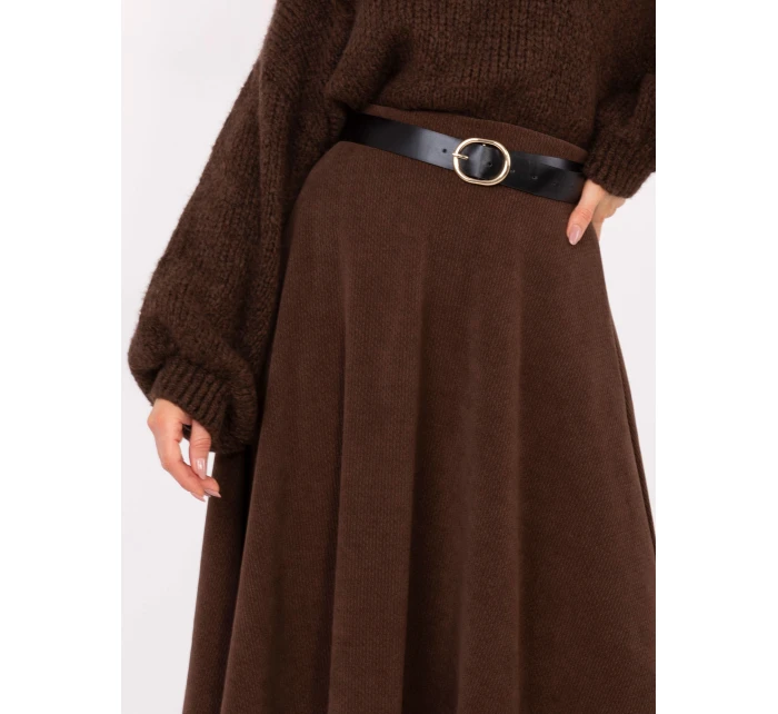 Spódnica IT SD model 21793742 brązowy - FPrice Spódnica IT SD model 21793742 brązowy - FPrice