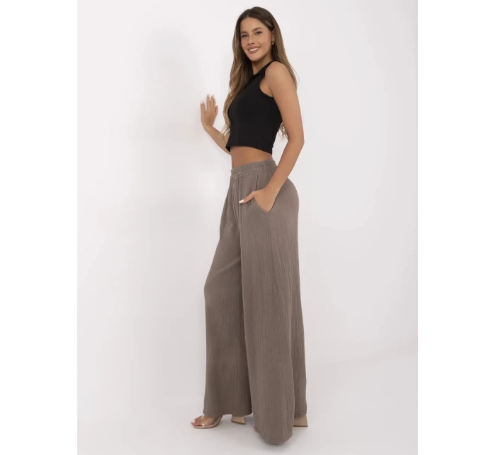 Spodnie MI SP model 21049569 brązowy - FPrice