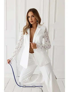 Dámska bunda M865 ecru - Moe