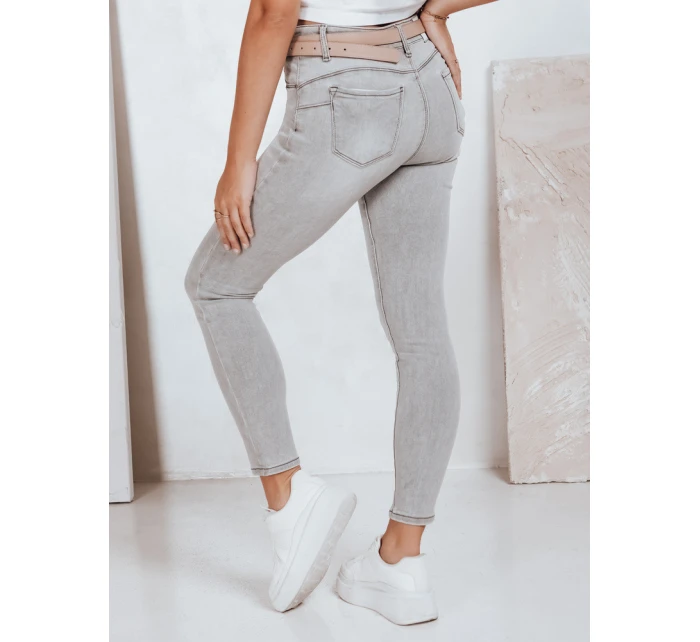Dámske push up džínsy šedé FashionStreet UY2804 Dámske push up džínsy šedé FashionStreet UY2804