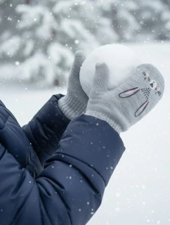 Rukavice YOCLUB R-116A/1P Aplikácia na detské kreslenie