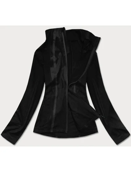 Černá dámská mikina s nízkým stojáčkem model 17117223 - J.STYLE