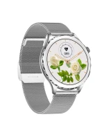 Dámské chytré hodinky Silver + Black Strap model 21804965 - RUBICON Dámské chytré hodinky Silver + Black Strap model 21804965 - RUBICON