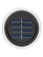 SOLÁRNE DISKOVÉ LAMPY PRE MONTÁŽ NA ZEM ALEBO NA STENU 2KS