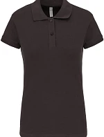 Kariban K 240 Dámske elastické polo tričko z piké 20.K240 tmavošedé