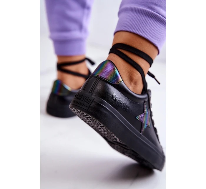 Kožené tenisky Star Big Star model 21580383 Black - Big Star Shoes