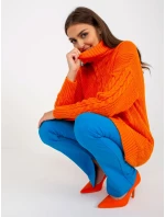 Sweter LC SW model 21755174 pomarańczowy - FPrice
