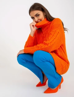 Sweter LC SW model 21755174 pomarańczowy - FPrice