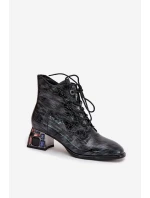 Topánky na podpätku model 218722 Krok vo veľkom štýle