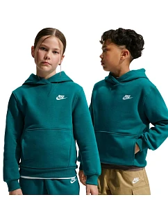 Detská mikina Nike Sportswear Club Fleece, zelená, FD3000 372