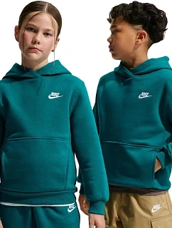 Dětská mikina Nike Sportswear Club Fleece, zelená, FD3000 372