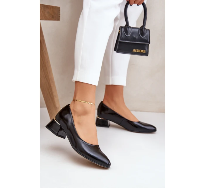 Kožené Lodičky Lewski model 21682441 Černé - Boto