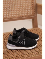 Sportovní tenisky dětské na suchý zip černé Galisse Sportovní tenisky dětské na suchý zip černé Galisse