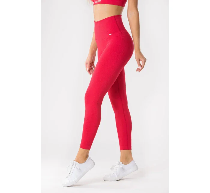 Dámske legíny Seamless Balance Ski Patrol červené - GoldBee